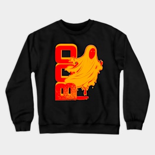 Ghost Of Disapproval - Orange Clean V.1 Dark typo Crewneck Sweatshirt